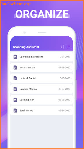 Scanning Assistant - Scan paperwork，Picture screenshot