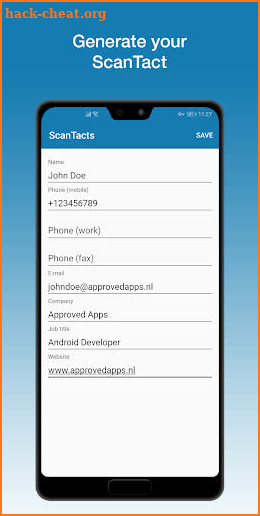 ScanTacts - Digital QR Business Card screenshot