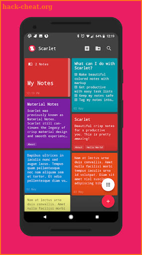 Scarlet Notes screenshot