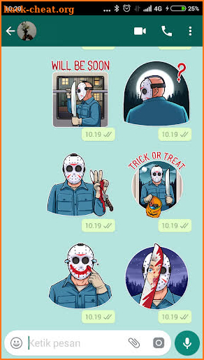 Scary and Horror Sticker for WhatsApp screenshot