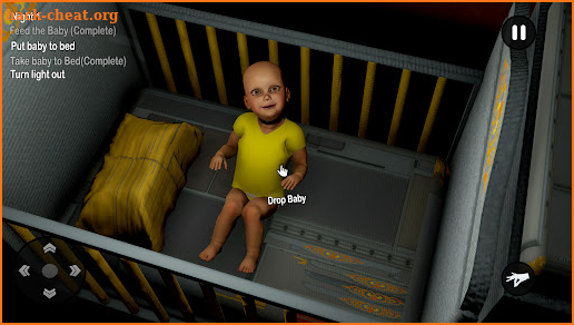 Scary Baby in Dark Haunted House screenshot