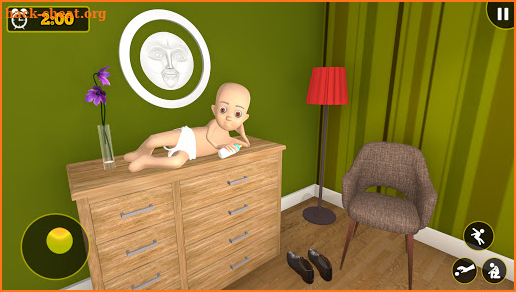 Scary Baby In Yellow House Of Scares screenshot