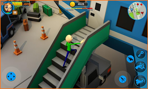Scary Baldi : Airport Escape Game screenshot