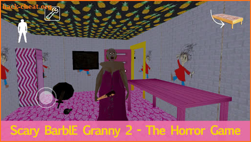 Scary Barbi Granny 2 - The Horror House Pink GAME screenshot