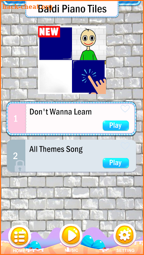 Scary Basics in Education Learning Piano Tiles screenshot