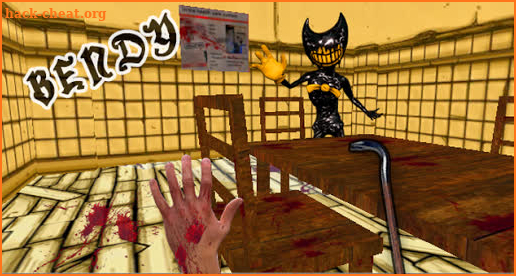 Scary bendy Horror - ink machine Granny screenshot