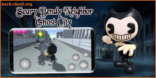 Scary Bendy Neighbor : Ghost City screenshot