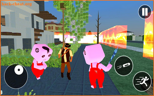 Scary Blocky Piggy Escape Granny Roblx Craft Mod screenshot