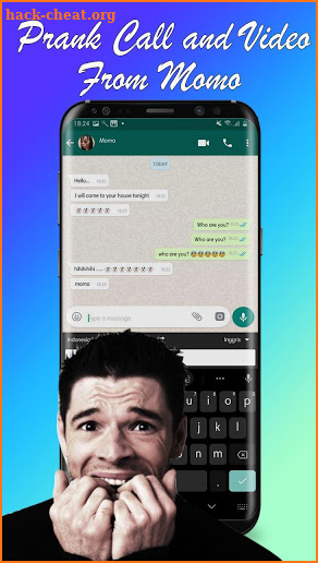 Scary Call From Momo | New Fake Call 2020 screenshot