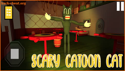 Scary Cartoon Cat Escape Game screenshot