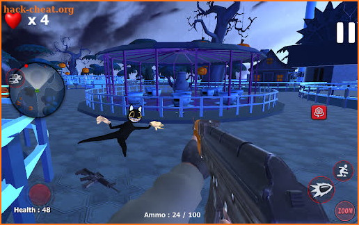 Scary Cartoon Cat Horror Game : Gangster Cat Mod screenshot