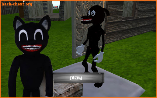 Scary Cartoon Rabbit Angry Cartoon Cat Versus 2 screenshot