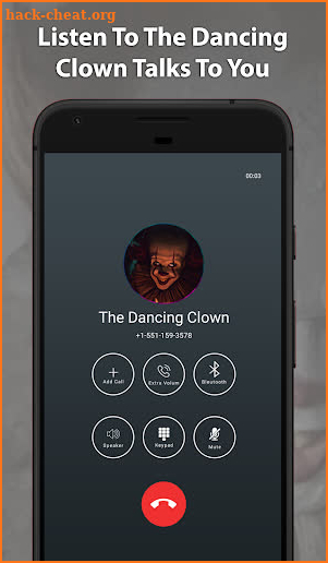 Scary Clown Pennywise Fake Chat And Video Call screenshot