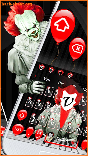 Scary Clown Piano keyboard theme screenshot