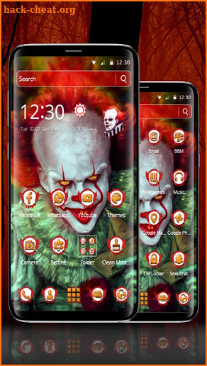 Scary Clown Theme screenshot