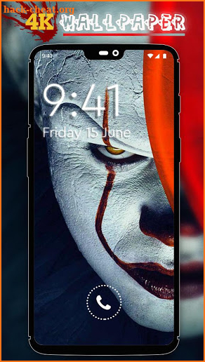 Scary Clown Wallpaper 4K & QHD free phone screens screenshot