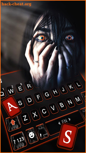 Scary Curse Keyboard Background screenshot