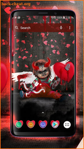 Scary Doll Cupid Theme - Wallpapers and Icons screenshot