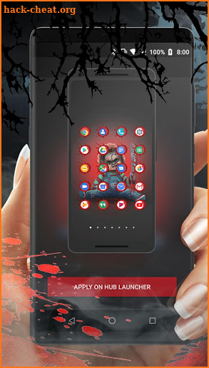 Scary Doll Halloween Theme - Wallpapers and Icons screenshot