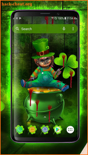 Scary Doll Leprechaun Theme - Wallpapers and Icons screenshot