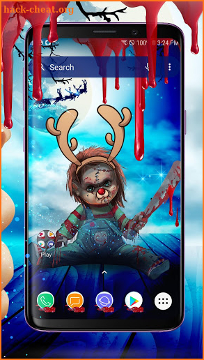 Scary Doll Rudolph Theme - Wallpapers and Icons screenshot