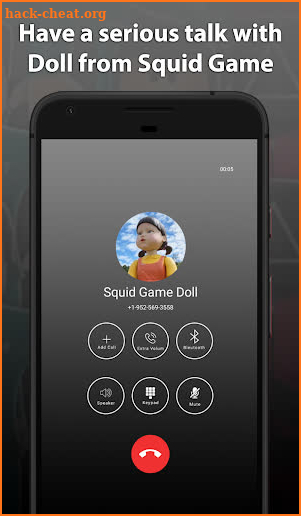 Scary Doll Squid Game Fake Chat And Video Call screenshot
