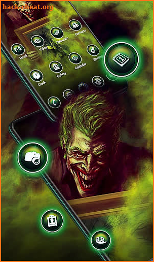 Scary evil gloomy joker theme screenshot