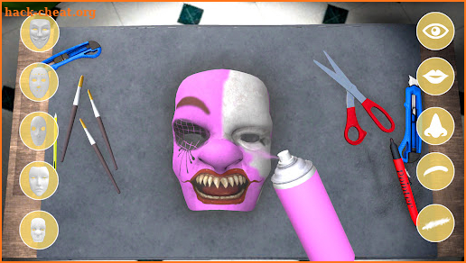 Scary Face Mask 3D: Pixel Art screenshot