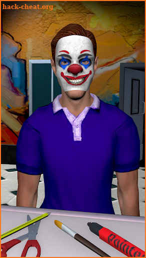 Scary Face Mask 3D: Pixel Art screenshot