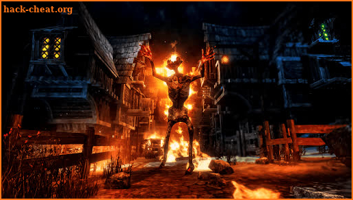 Scary Fire Head: Horror Survival Game 3D screenshot