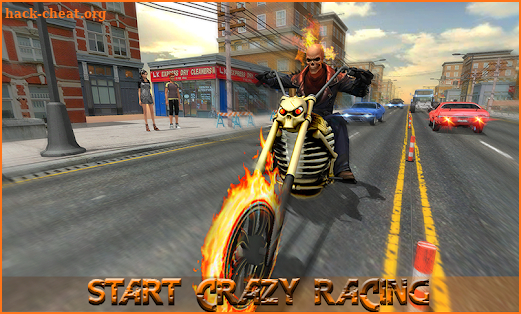 Scary Ghost Ride 3D Bike Racing screenshot
