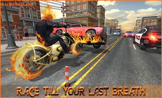 Scary Ghost Ride 3D Bike Racing screenshot