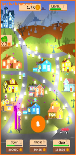 Scary Ghost Town - Idle Game screenshot