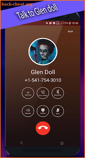 scary glen doll video call and chat simulator screenshot