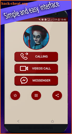 scary glen doll video call and chat simulator screenshot