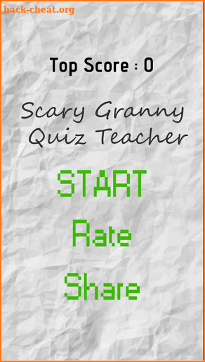 Scary Granny Math Quiz Teacher screenshot