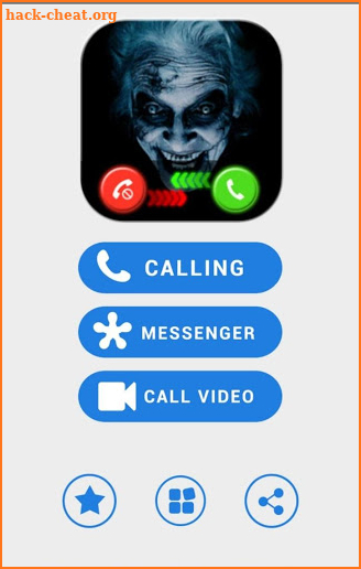 scary granny's video call/chat game prank screenshot