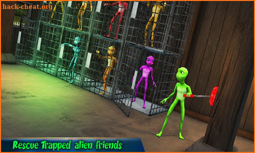 Scary Green Grandpa Alien screenshot