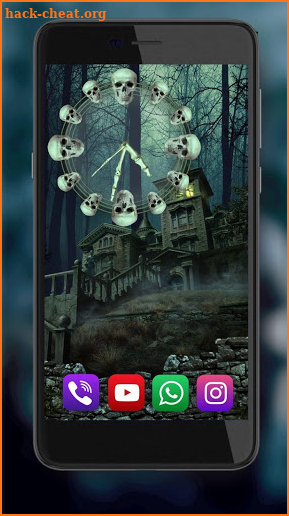 Scary Halloween Clock screenshot