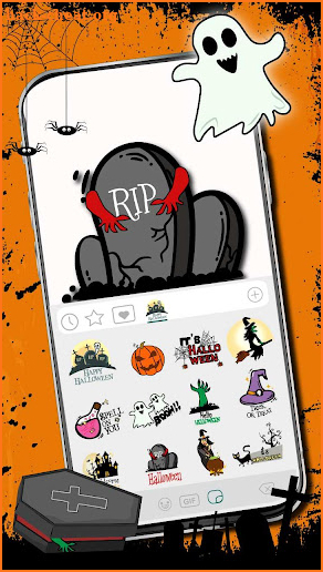 Scary Halloween Emoji Stickers screenshot