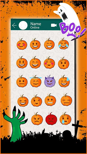 Scary Halloween Emoji Stickers screenshot