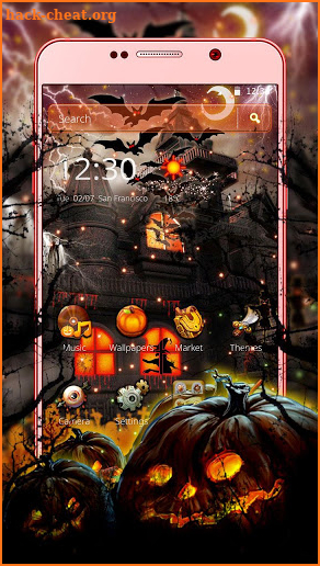 Scary Happy Halloween Theme screenshot