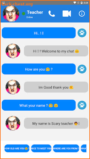 Scary Horrible Video Call - Chat Prank screenshot