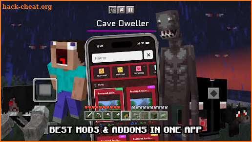 Scary Horror Mods Minecraft PE screenshot