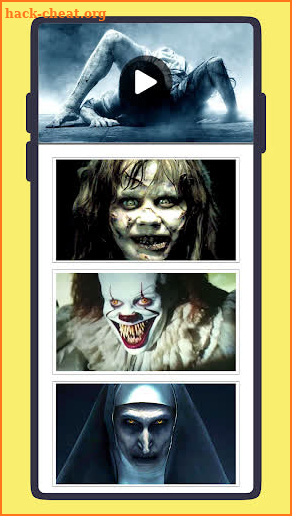Scary Horror Movies App screenshot