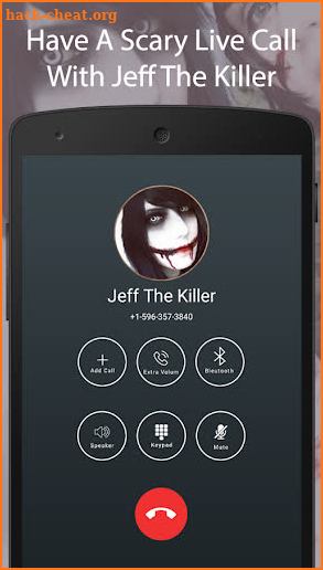 Scary Jeff The Killer Fake Chat And Video Call screenshot