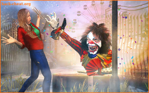 Scary killer clown games: horror games 2018 screenshot