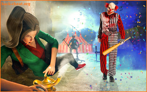 Scary killer clown games: horror games 2018 screenshot