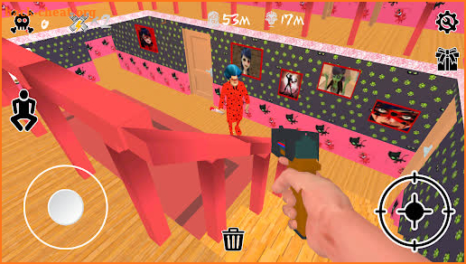 Scary Lady Teacher Bug 3D Horror Mod screenshot