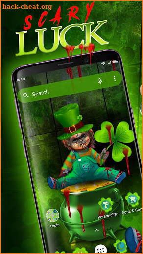 Scary Leprechaun Launcher - Wallpapers and Icons screenshot